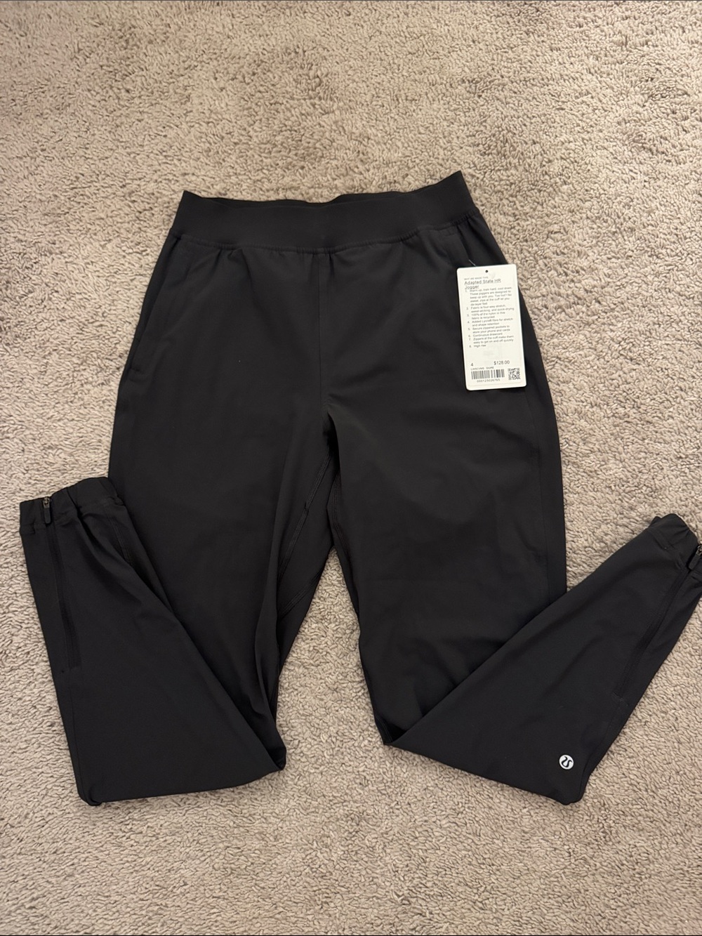 LuluLemon Adapted State HR Jogger Grey Size 4 NWT